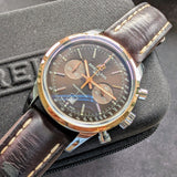 Breitling Transocean Chronograph 38 Watch U41310 Two-Tone Automatic Wristwatch