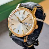1975 Omega Automatic Calendar Watch 166.0117 Cal. 1020 17 Jewels 35mm Wristwatch