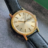 1975 Omega Automatic Calendar Watch 166.0117 Cal. 1020 17 Jewels 35mm Wristwatch