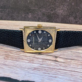 Vintage LONGINES Watch 3007-528 Tuxedo Diamond Dial Cal. 528 10K FG Cushion Case and Mesh Band - ALL Original