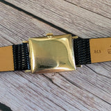 Vintage LONGINES Watch 3007-528 Tuxedo Diamond Dial Cal. 528 10K FG Cushion Case and Mesh Band - ALL Original