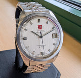 Omega Chronometer Electronic f300Hz Watch 196.001 36mm S.S. ESA 9162 Wristwatch