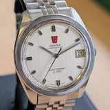 Omega Chronometer Electronic f300Hz Watch 196.001 36mm S.S. ESA 9162 Wristwatch