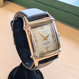 1953 Elgin DuraPower Edgewater Watch Cal. 674 17J Shockmaster Tank Case 6552