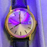 1975 Omega Automatic Calendar Watch 166.0117 Cal. 1020 17 Jewels 35mm Wristwatch