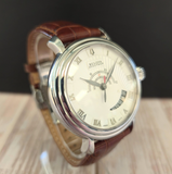 Bulova Accutron Amerigo Automatic Watch 63B021 41mm S.S. Swiss Made Wristwatch