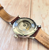 Bulova Accutron Amerigo Automatic Watch 63B021 41mm S.S. Swiss Made Wristwatch