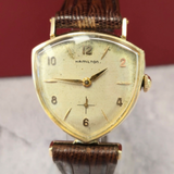 Vintage Hamilton Thor Asymmetric Watch Grade 770 22 Jewels 10K GF USA Wristwatch