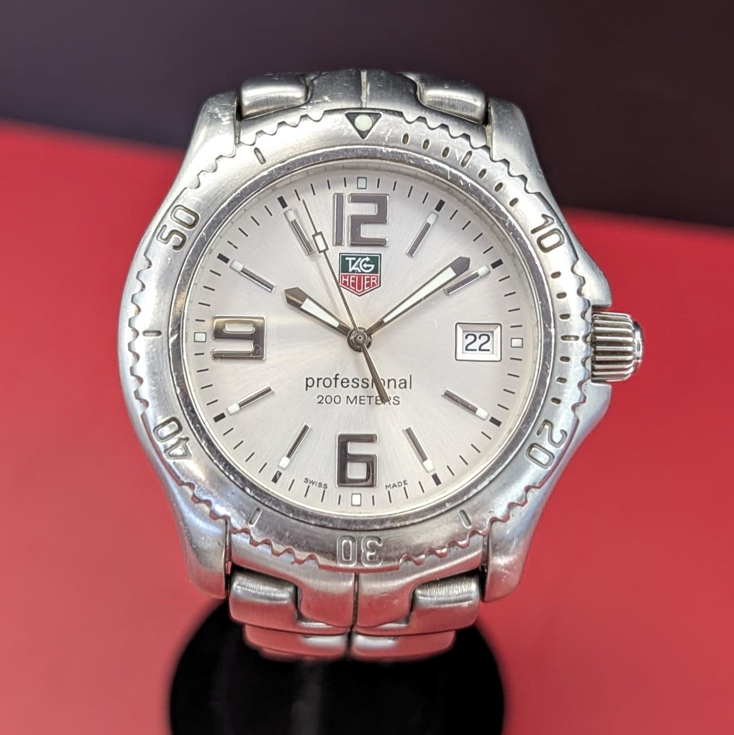 TAG Heuer Link Professional WT1112 2000s men’s dive watch