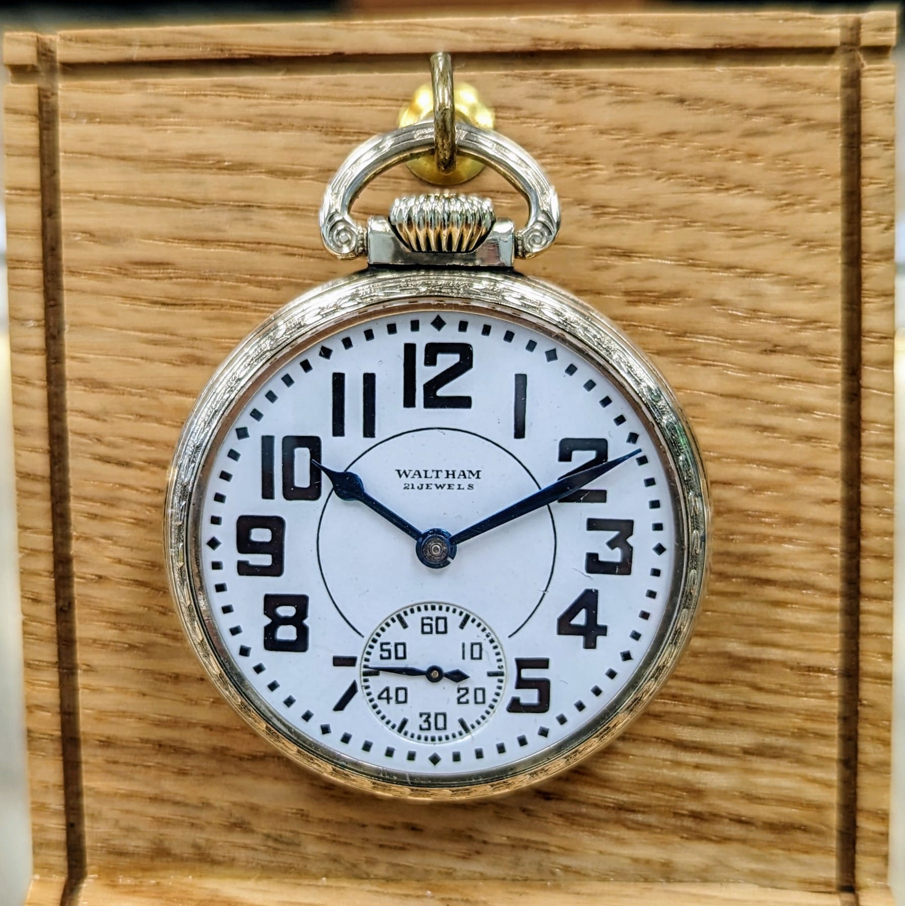 1908 WALTHAM Riverside Pocket Watch Railroad 16s 21 Jewels Grade