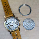 1960s FRAMONT Parking Alarm Wristwatch Date Indicator 36.5mm Swiss Watch