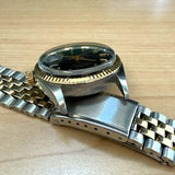 1966 Rolex Datejust 1601 36mm Black Dial Two-Tone Case and Bracelet