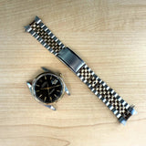1966 Rolex Datejust 1601 36mm Black Dial Two-Tone Case and Bracelet