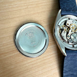 1969 Rolex Oysterdate Precision Watch 6694 Blue Dial 34mm Stainless Steel