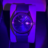 1969 Rolex Oysterdate Precision Watch 6694 Blue Dial 34mm Stainless Steel