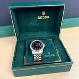 1966 Rolex Datejust 1601 36mm Black Dial Two-Tone Case and Bracelet
