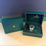 1966 Rolex Datejust 1601 36mm Black Dial Two-Tone Case and Bracelet