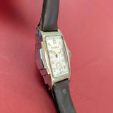 Bulova 1934 Lone Eagle Watch 17 Jewels Fancy Two-tone Case 10AN Vintage Wristwatch