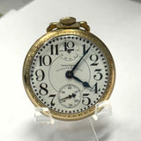 1932 Waltham Vanguard Railroad Pocket Watch Up & Down 16s 23 Jewels 6 ADJ