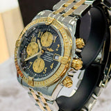 Breitling Chronomat Evolution Automatic Watch C13356 44mm 18K Rose Gold S.S.