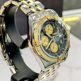 Breitling Chronomat Evolution Automatic Watch C13356 44mm 18K Rose Gold S.S.