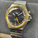 Vintage Heuer Regatta 134.505 Automatic Watch Yacht Timer 40mm S.S. Original Bracelet