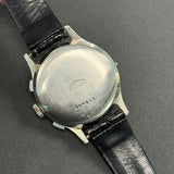 Vintage Angelus Chronodato Triple-Calendar Chronograph Watch 37mm S.S Wristwatch