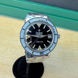 Zodiac Sea Wolf automatic 35.5mm stainless steel vintage