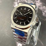 2K WATCH Silverstone Automatic 40mm Black Dial ALL Stainless Steel