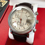 GUCCI Chronoscope Watch 101M Quartz Chronograph 44mm Date – Original Strap