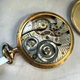 1917 ILLINOIS Pocket Watch 16s 19 Jewels Grade 306 ADJ Openface 10K GF