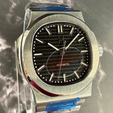 2K WATCH Silverstone Automatic 40mm Black Dial ALL Stainless Steel