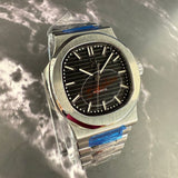 2K WATCH Silverstone Automatic 40mm Black Dial ALL Stainless Steel