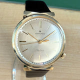 hamilton-aquatel-vintage-34mm-gold-filled-sunburst-dial-front-view