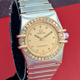 omega-constellation-18k-gold-diamond-bezel-detail