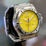 VICTORINOX Inox Professional Diver 200m Watch Ref. 241784 Yellow Dial ALL Original Box & Papers!