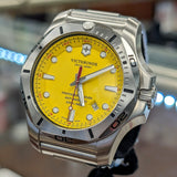 VICTORINOX Inox Professional Diver 200m Watch Ref. 241784 Yellow Dial ALL Original Box & Papers!