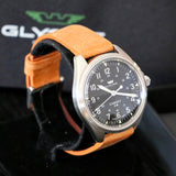 GLYCINE Combat AM Automatic Watch Ref GL0239 DEMO UNIT NEAR NOS! 2 STRAPS