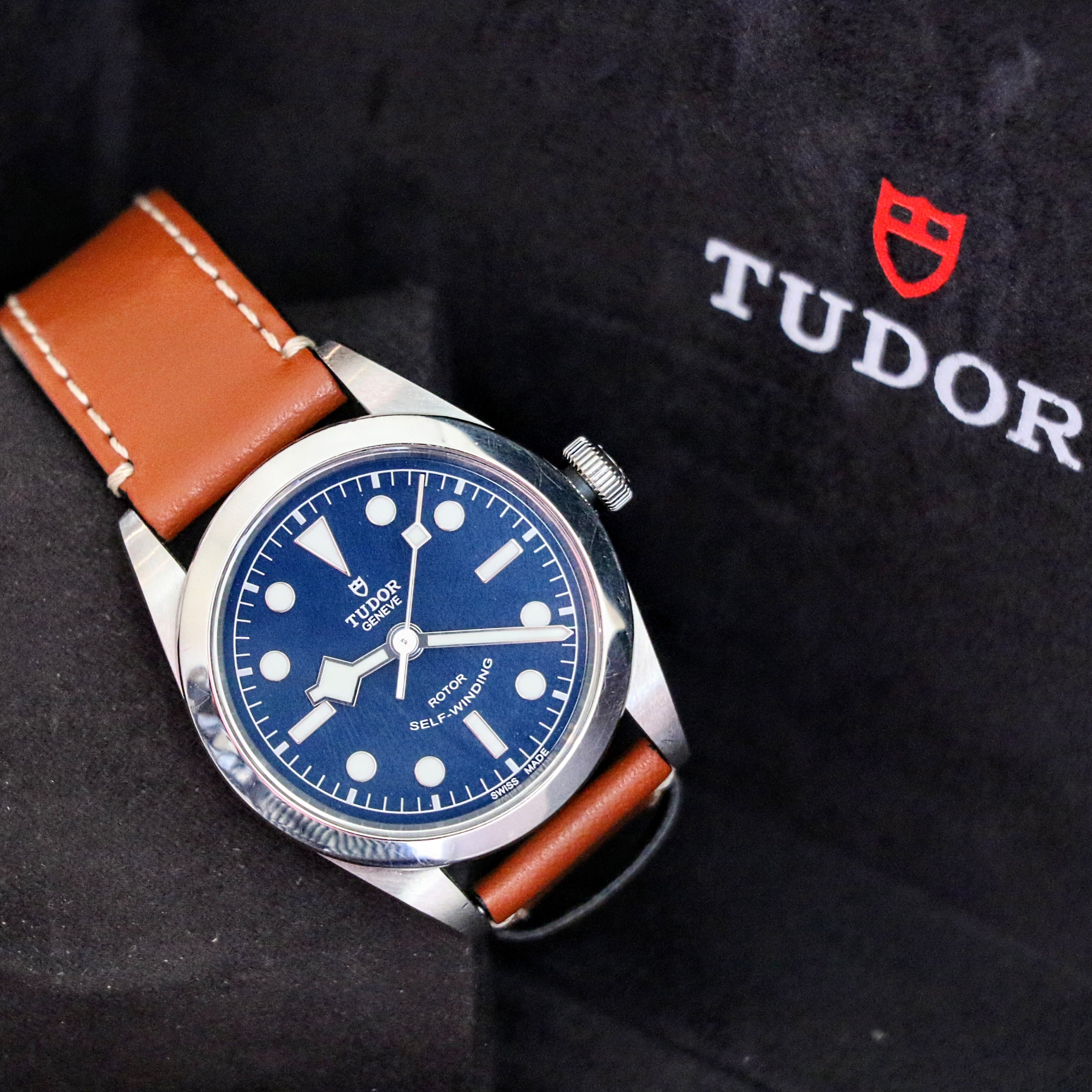 TUDOR Black Bay 36 Watch Rotor Self-Winding Wristwatch 79500
