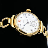 1921 ELGIN Trench Watch 7 Jewels Grade 462 Vintage Wristwatch