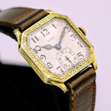 1927 ELGIN Watch Art Deco 7 Jewels Cal. Grade 430 Vintage Wristwatch