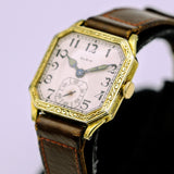 1927 ELGIN Watch Art Deco 7 Jewels Cal. Grade 430 Vintage Wristwatch