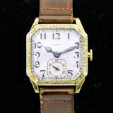 1927 ELGIN Watch Art Deco 7 Jewels Cal. Grade 430 Vintage Wristwatch