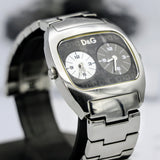 DOLCE & GABBANA Dual Time Watch Ref. DW0138 Wristwatch - Original D&G Box, Bag & Papers!