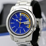 BRAND NEW! SEIKO 5 Automatic Wristwatch "Speed Racer" 21 Jewels Ref. SNKK27 Display Back Watch