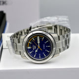 BRAND NEW! SEIKO 5 Automatic Wristwatch "Speed Racer" 21 Jewels Ref. SNKK27 Display Back Watch