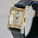 Vintage GRENNCO By AUREOLE Watch Fancy Case 17 Jewels Swiss Made Wristwatch