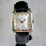 BENRUS Watch Model BA 2 Square Case 17 Jewels Swiss Made Wristwatch