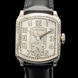 HAMILTON 1928 Tonneau Engraved Watch Grade 987