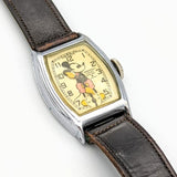 Ingersoll MICKEY MOUSE Wristwatch U.S.A. Made 1930's Disney Watch